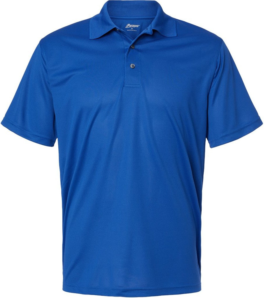 Front View of Royal Saratoga Performance Mini Mesh Polo - 100