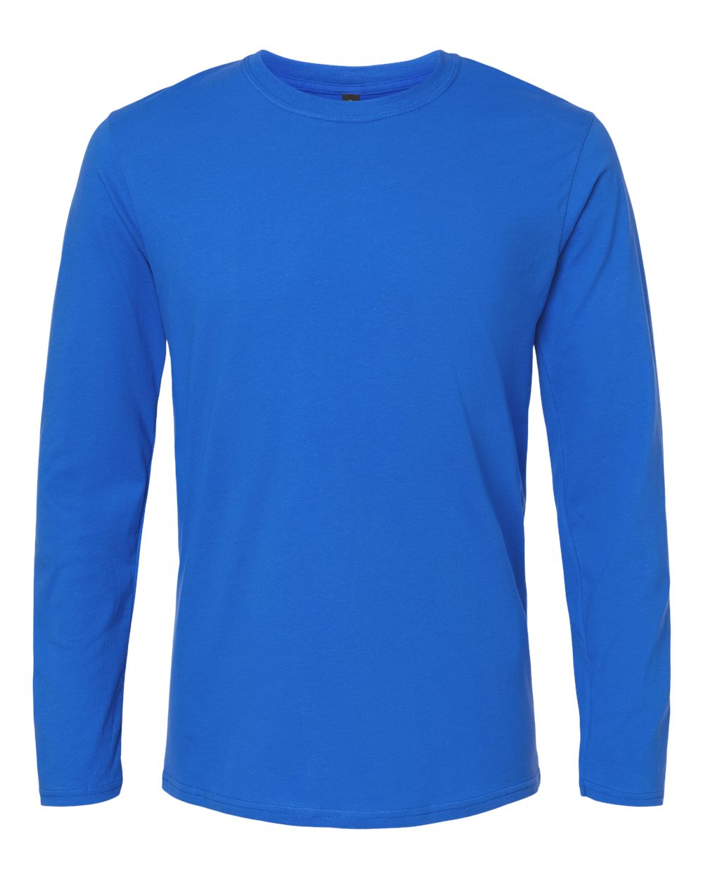 Front View of Royal Softstyle® Long Sleeve T-Shirt - 64400