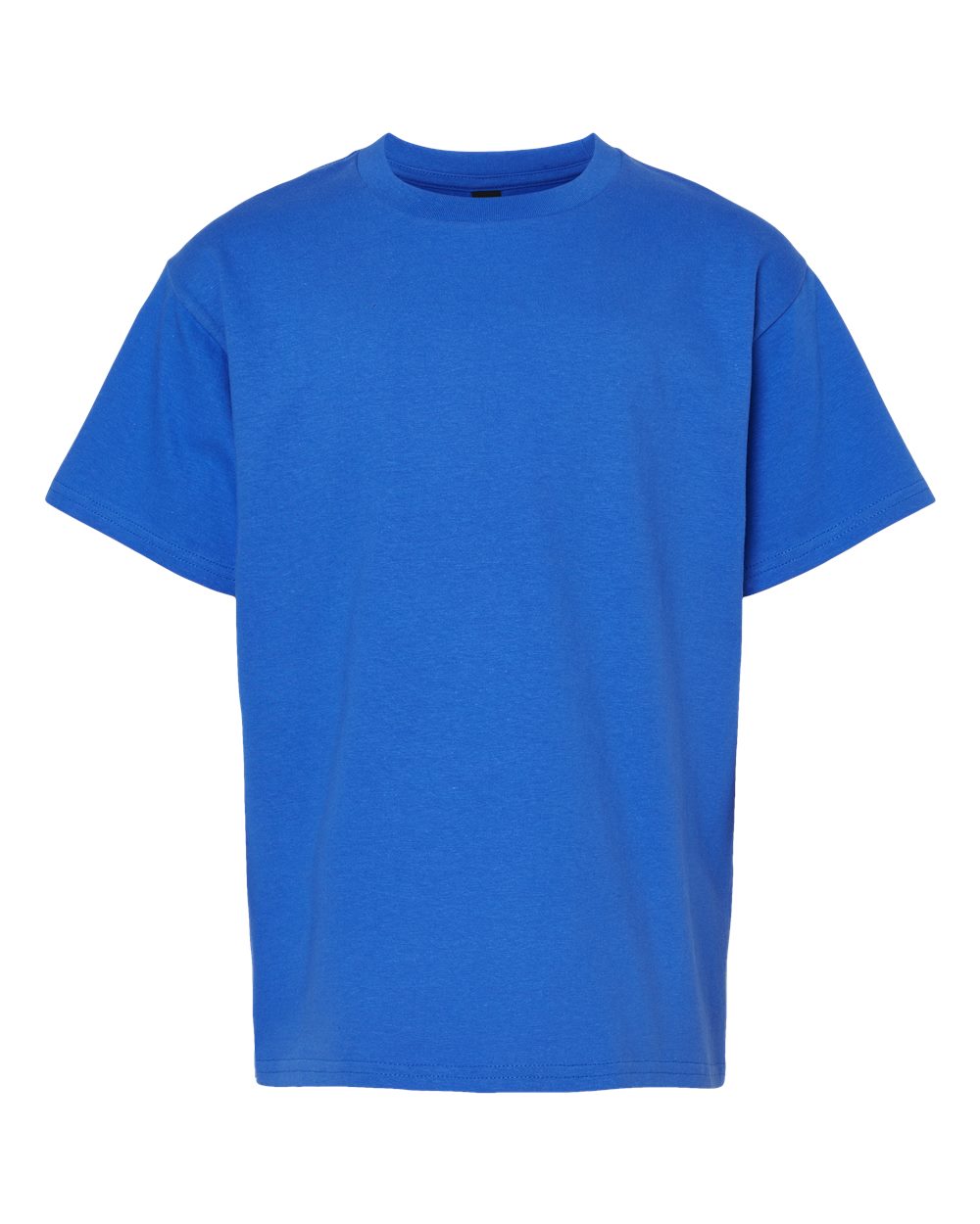 Front View of Royal Softstyle® Youth Midweight T-Shirt - 65000B