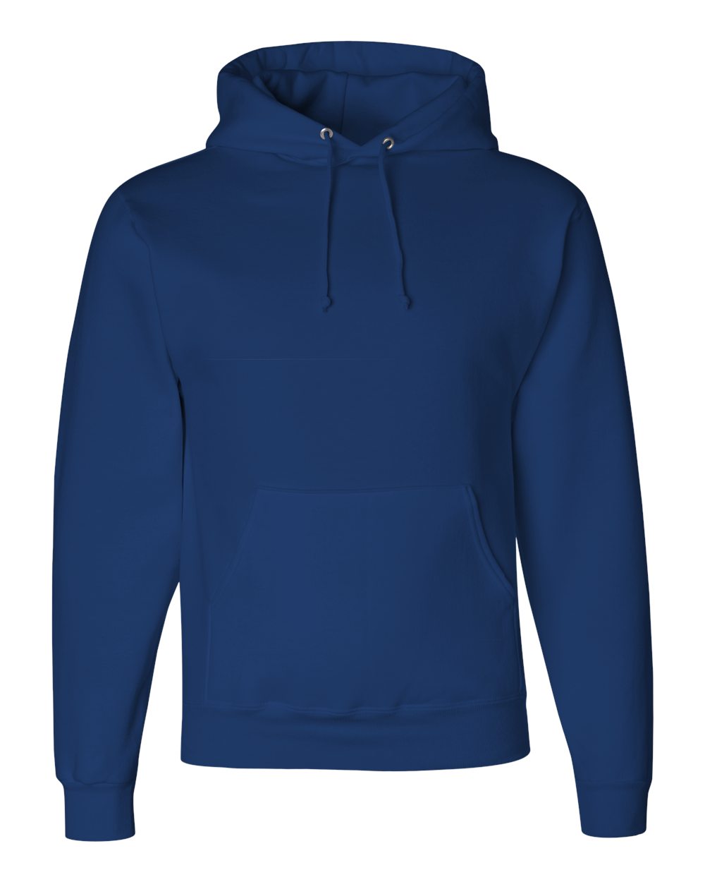Front View of Royal Super Sweats NuBlend® Hooded Sweatshirt - 4997MR