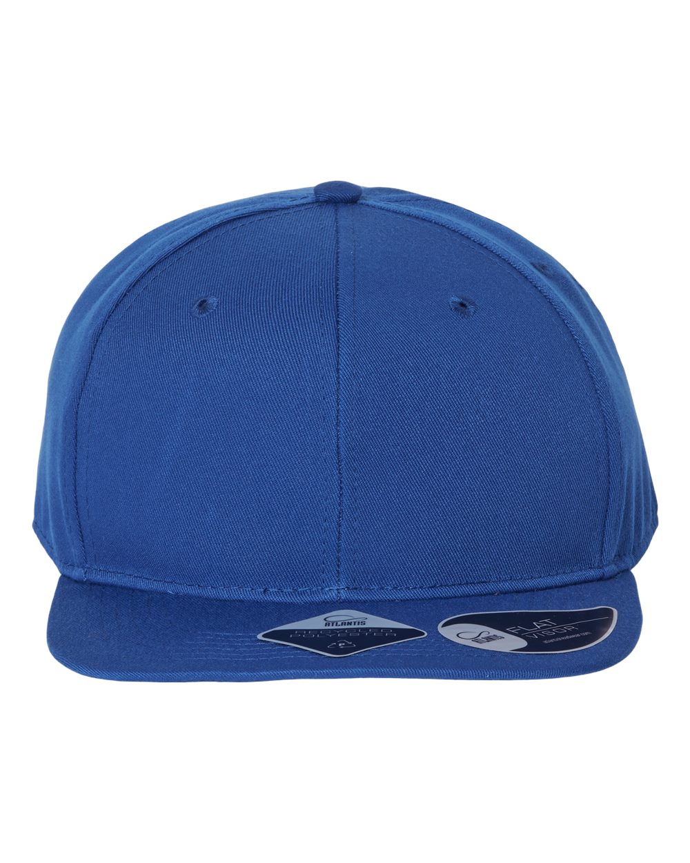 Front View of Royal Sustainable Flat Bill Cap - JAMES