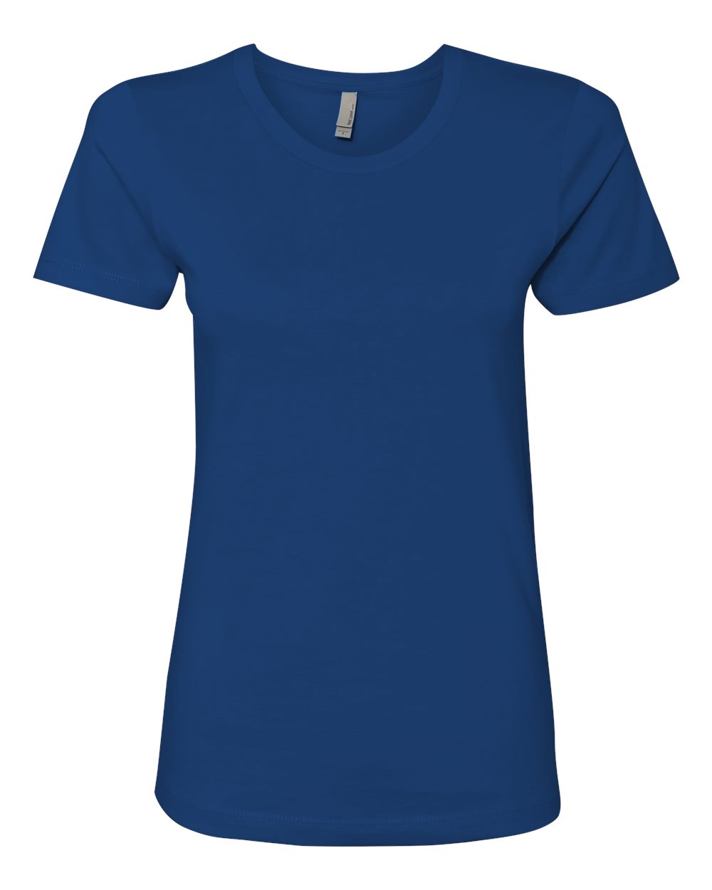 Front View of Royal Women’s Cotton T-Shirt - 3900