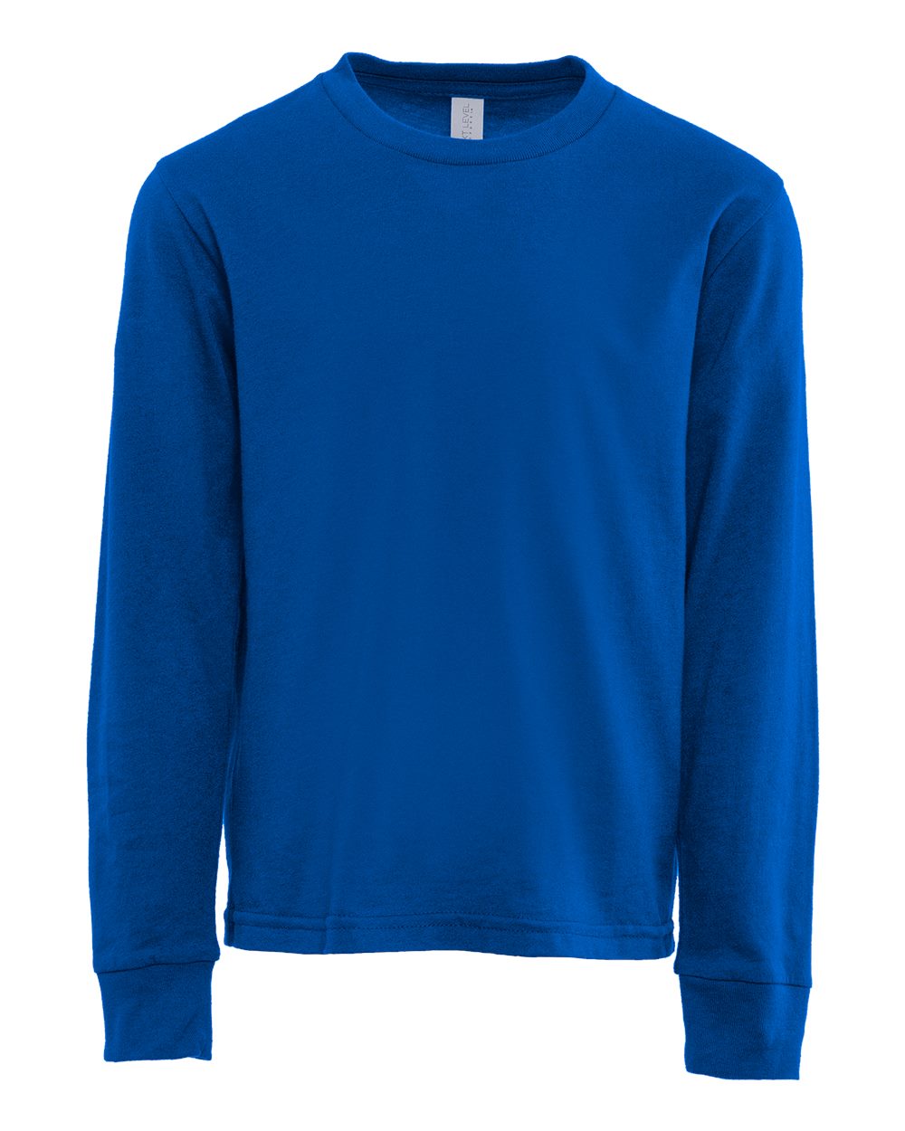 Front View of Royal Youth Cotton Long Sleeve T-Shirt - 3311