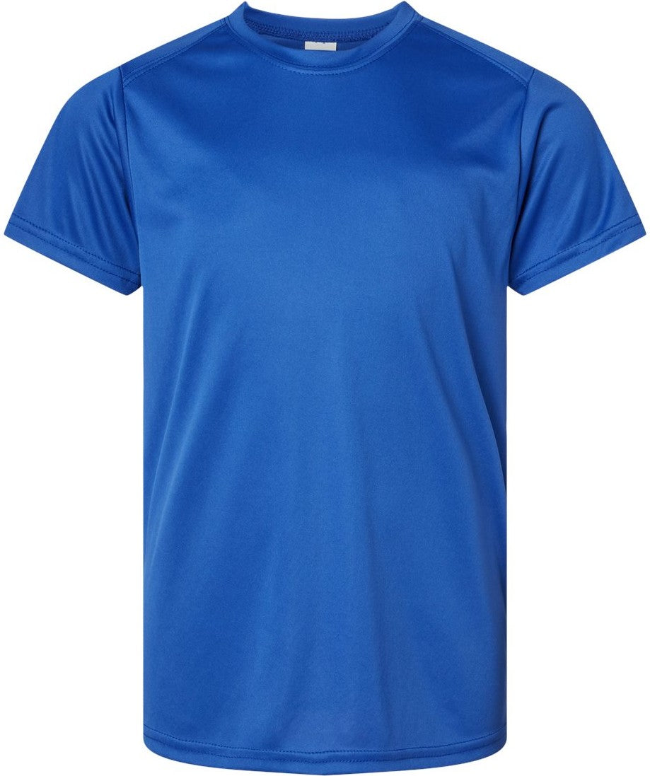 Front View of Royal Youth Islander Performance T-Shirt - 208Y