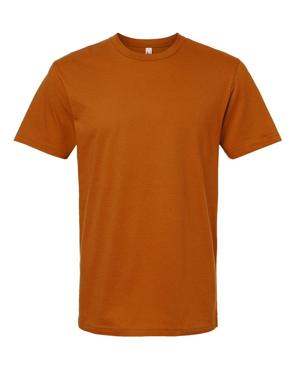 Front View of Rust Fine Jersey Tee - 2001