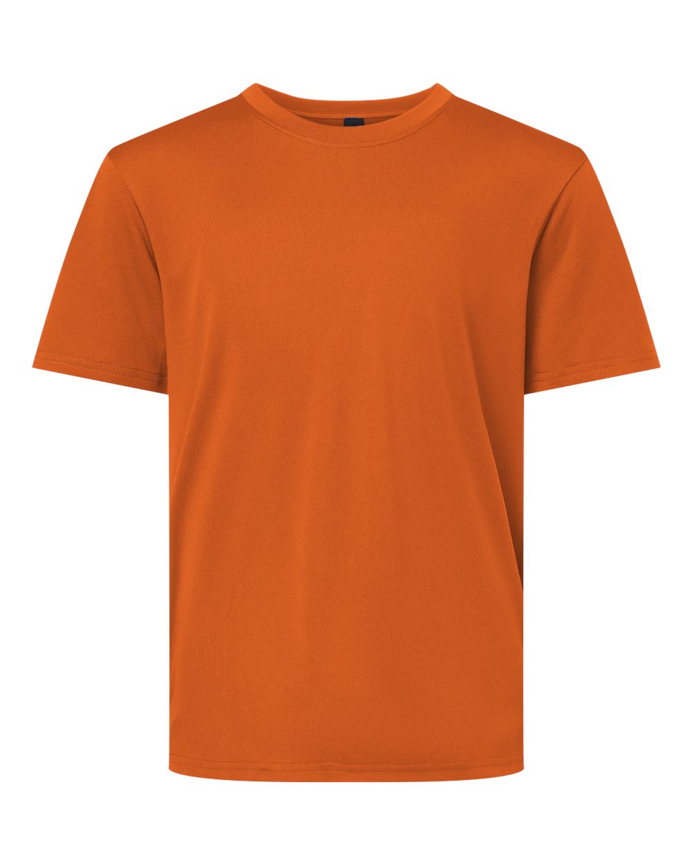 Front View of Rust Pro-Lock Youth Performance T-Shirt - 48000Y