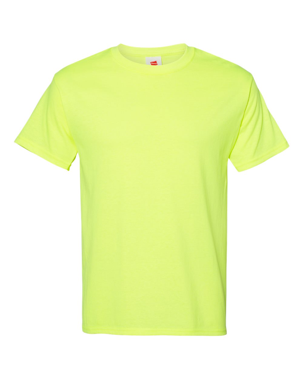 Front View of Safety Green Ecosmart™ T-Shirt - 5170