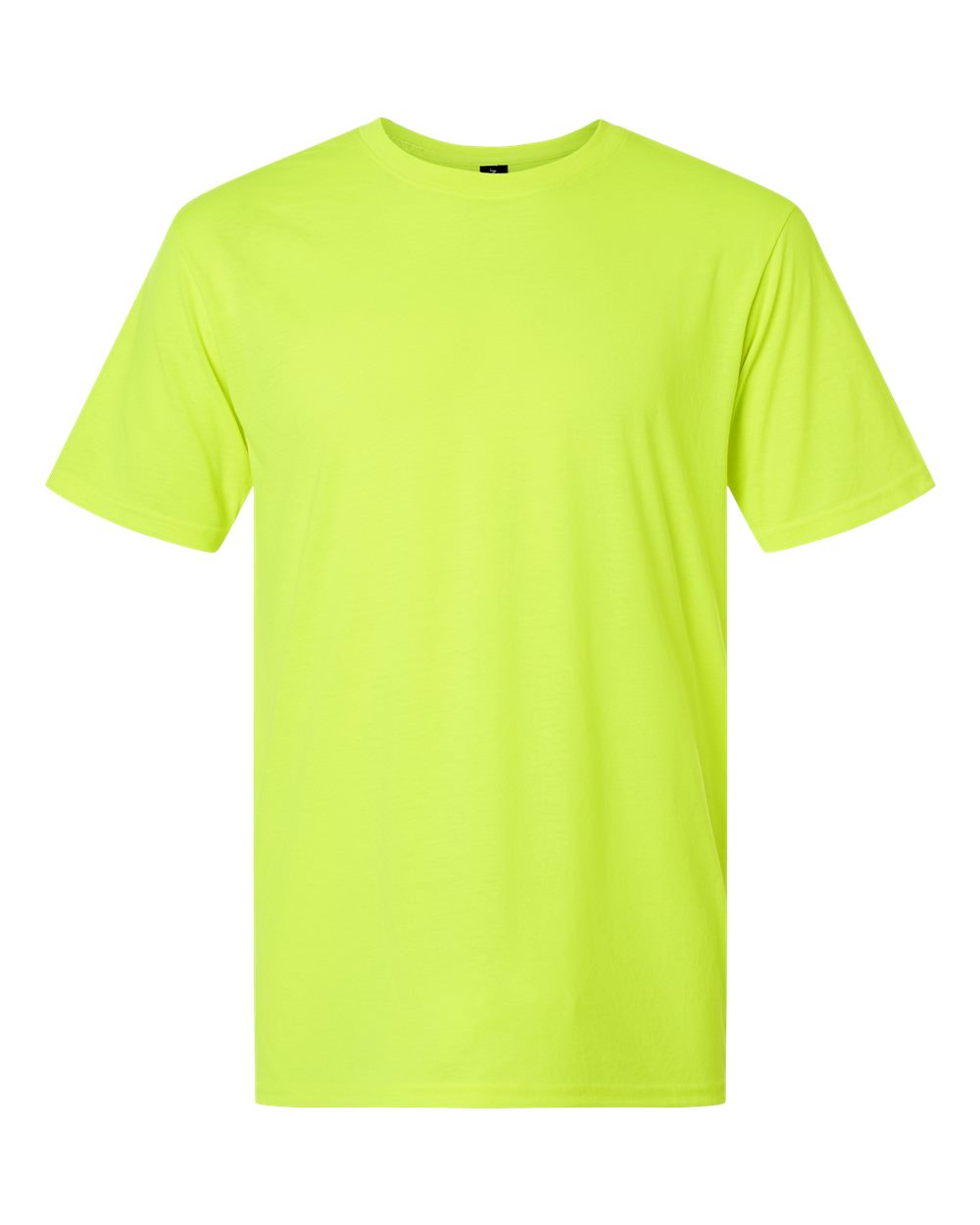 Front View of Safety Green Performance® T-Shirt - 42000