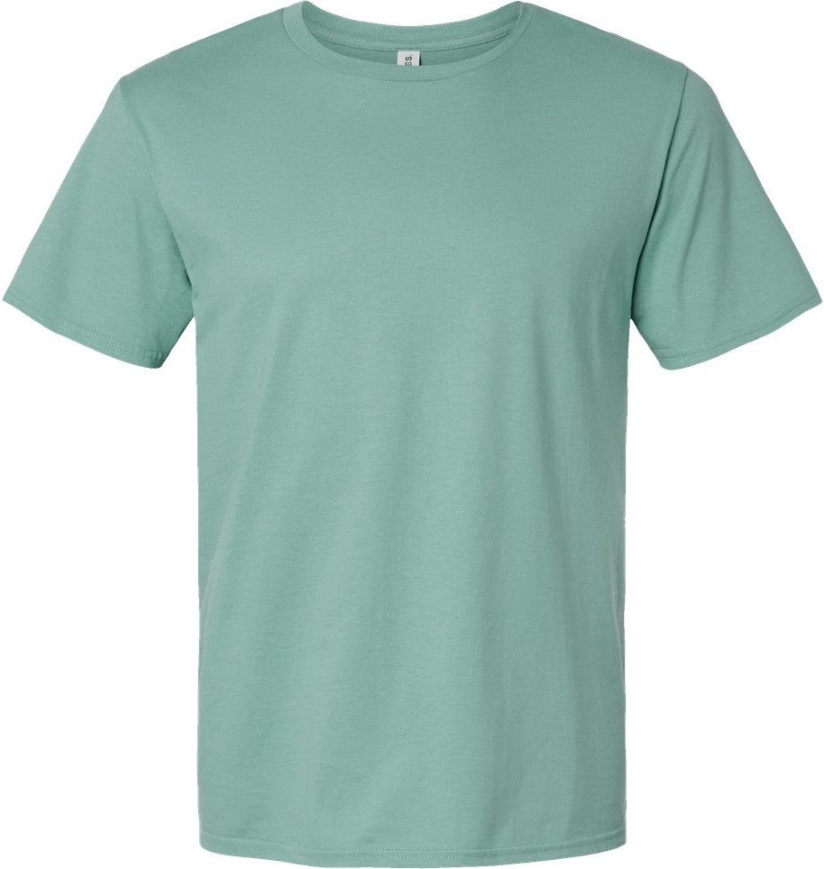 Front View of Sage Premium Cotton T-Shirt - 570MR