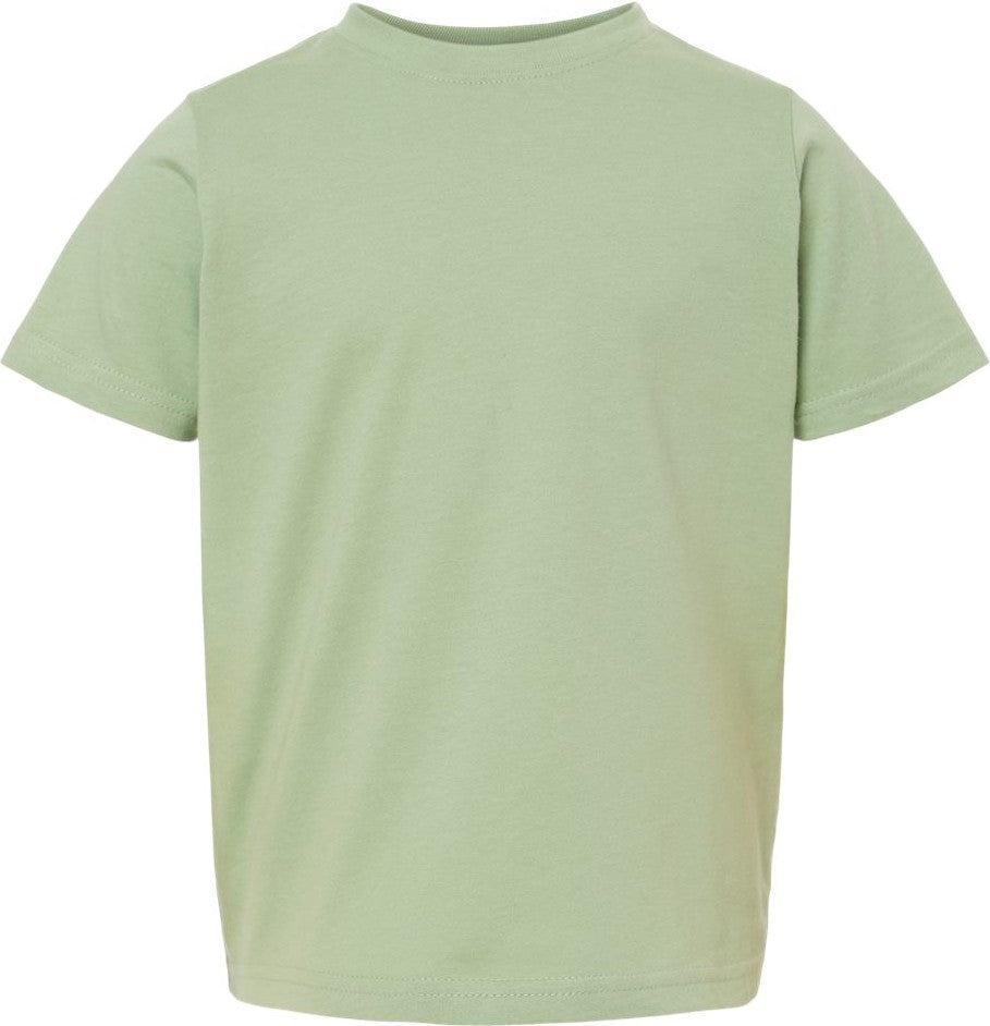 Front View of Sage Toddler Fine Jersey Tee - 3321