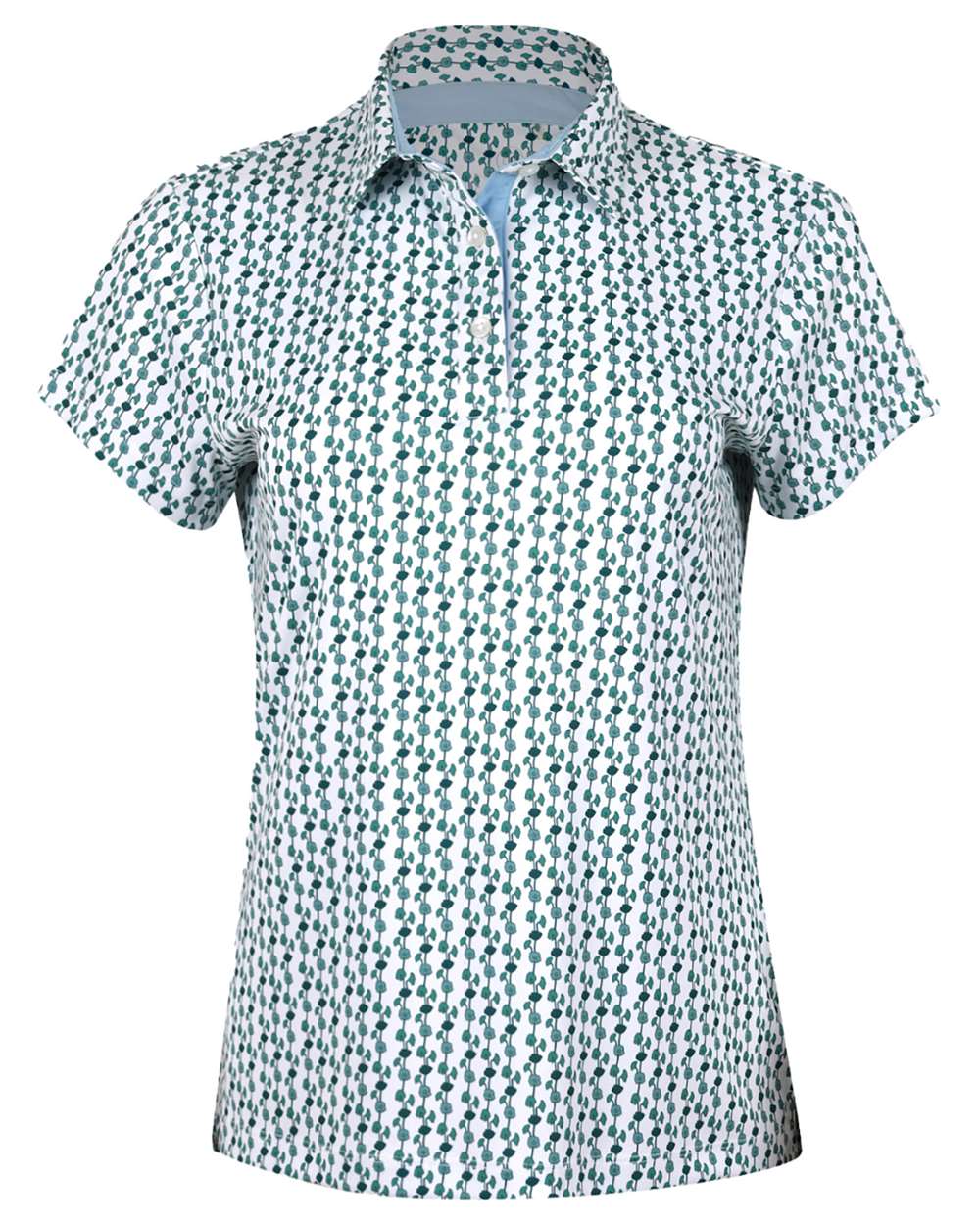 Front View of Sage Women's Tori Polo - SW9000L