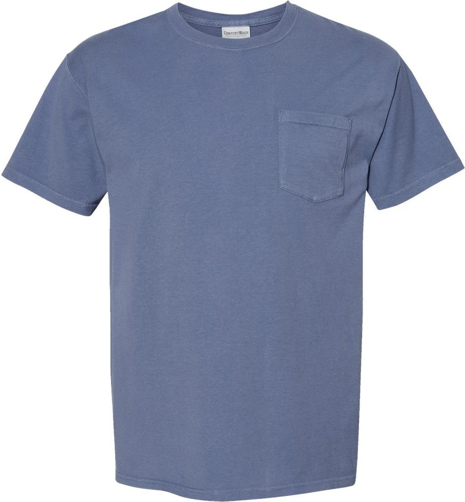 Front View of Saltwater Garment-Dyed Pocket T-Shirt - GDH150