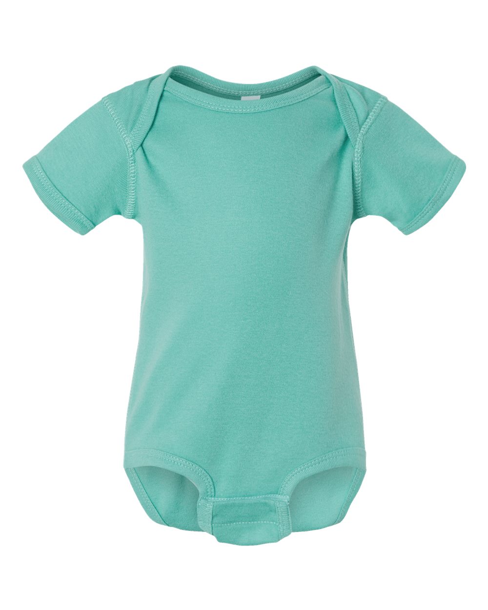 Front View of Saltwater Infant Baby Rib Bodysuit - 4400