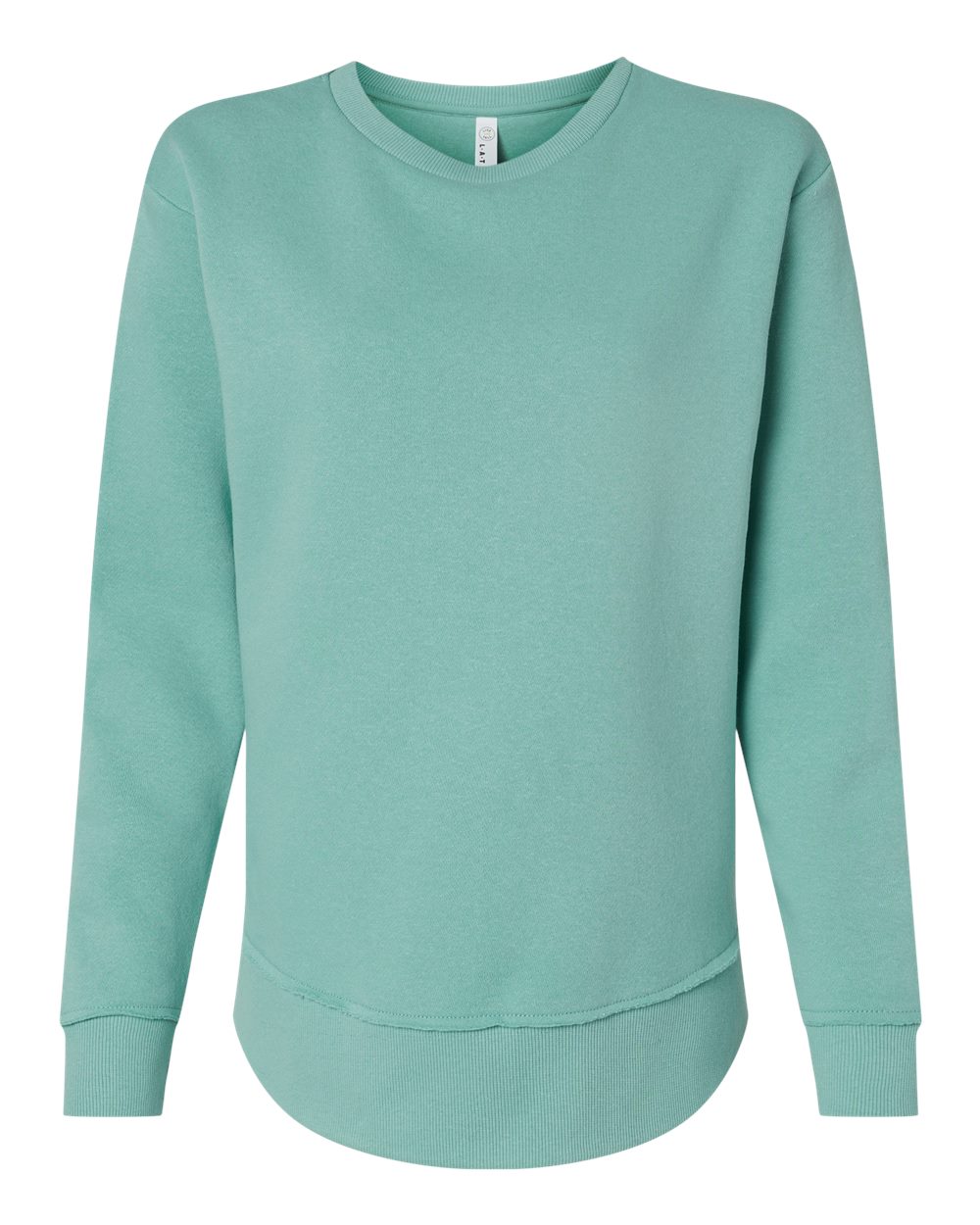 Front View of Saltwater Women's Weekend Fleece Crewneck Sweatshirt - 3525