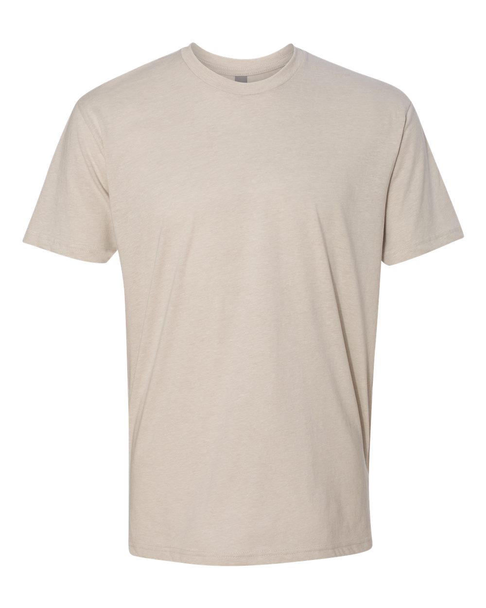Front View of Sand CVC T-Shirt - 6210