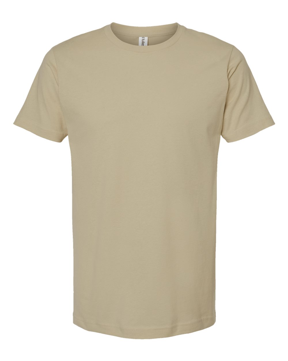 Front View of Sand Fine Jersey T-Shirt - 202