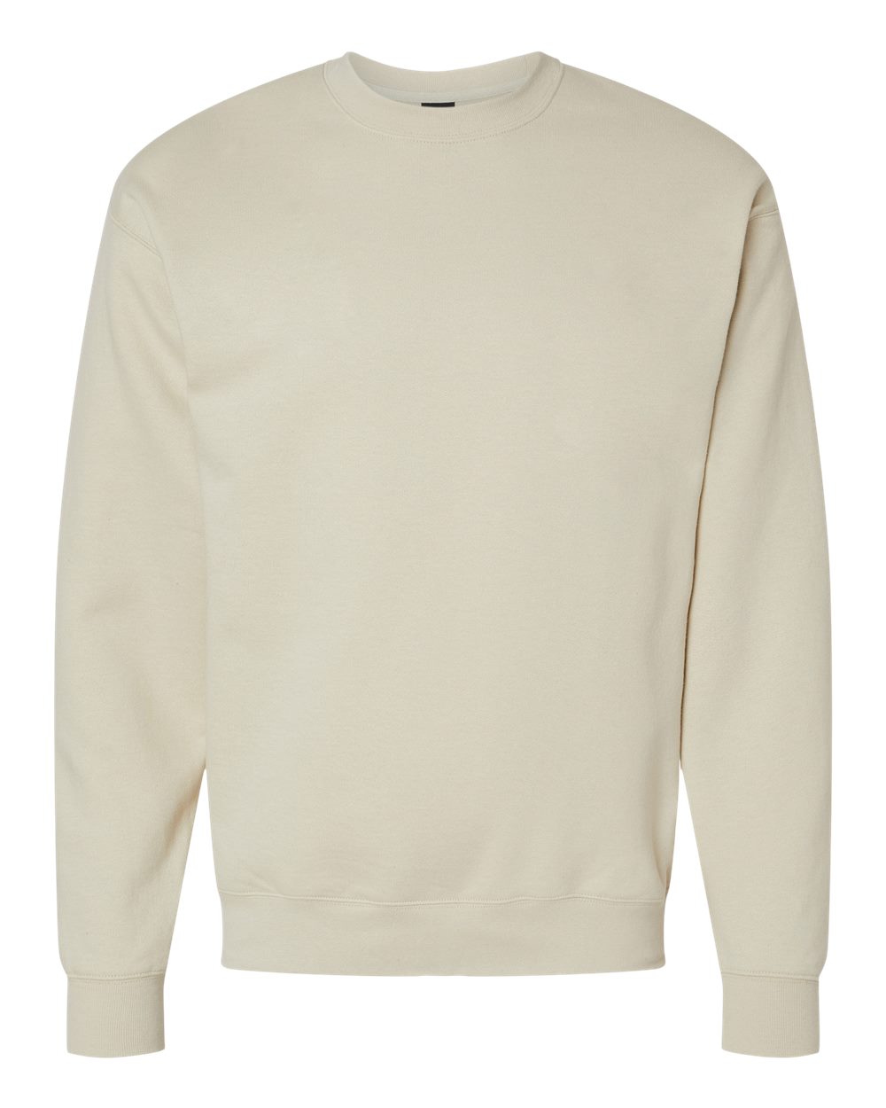 Front View of Sand Perfect Sweats Crewneck Sweatshirt - RS160