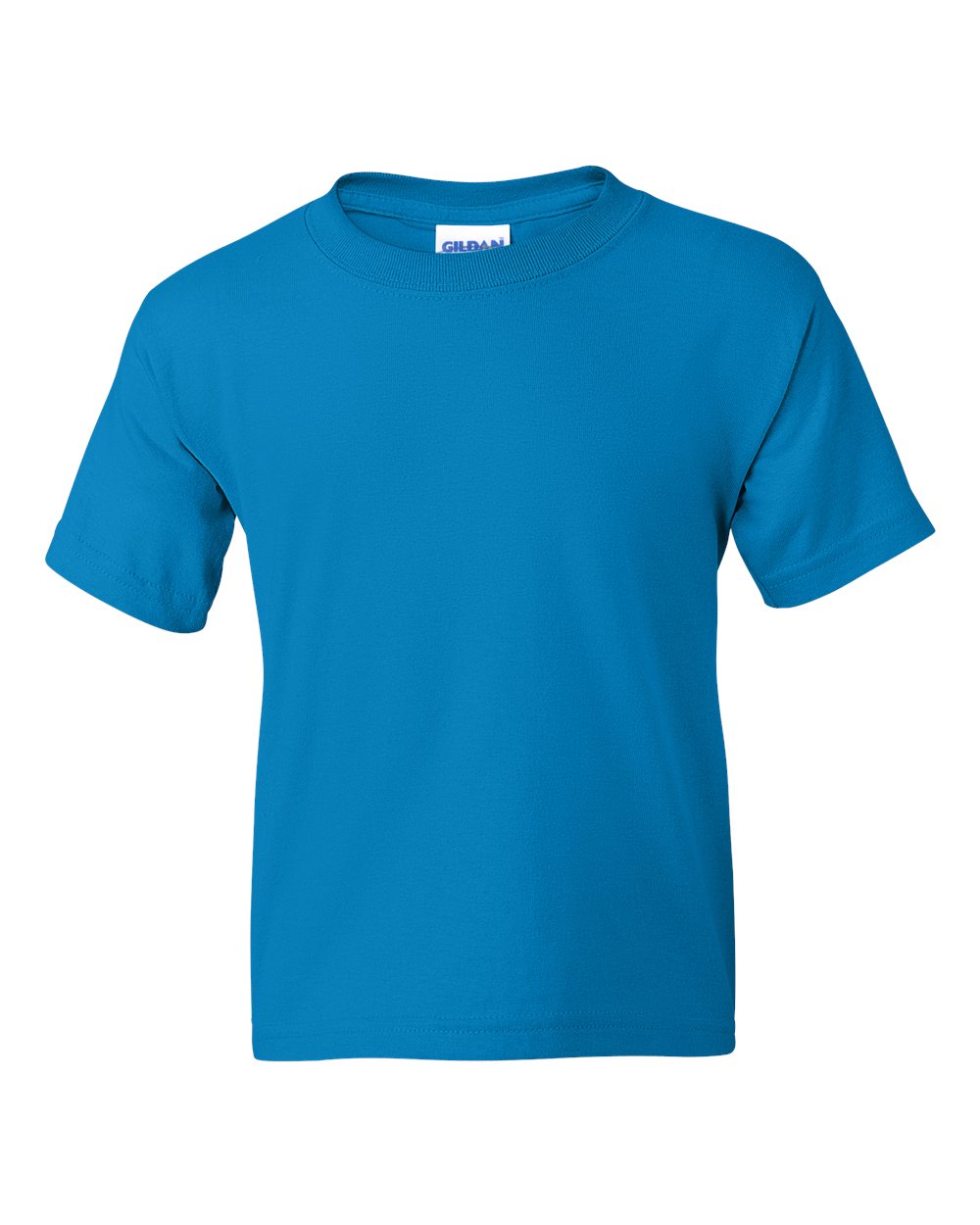 Front View of Sapphire DryBlend® Youth T-Shirt - 8000B