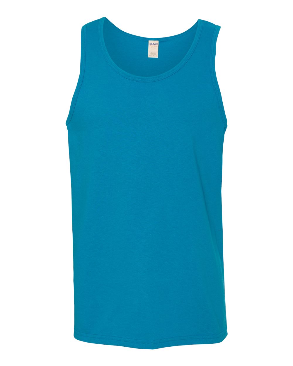 Front View of Sapphire Heavy Cotton™ Tank Top - 5200