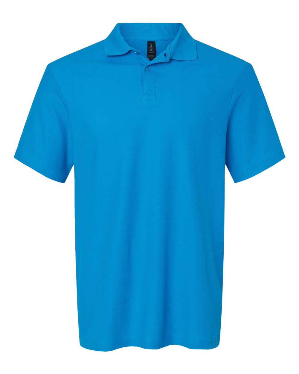 Front View of Sapphire Softstyle® Pique Polo - 64800