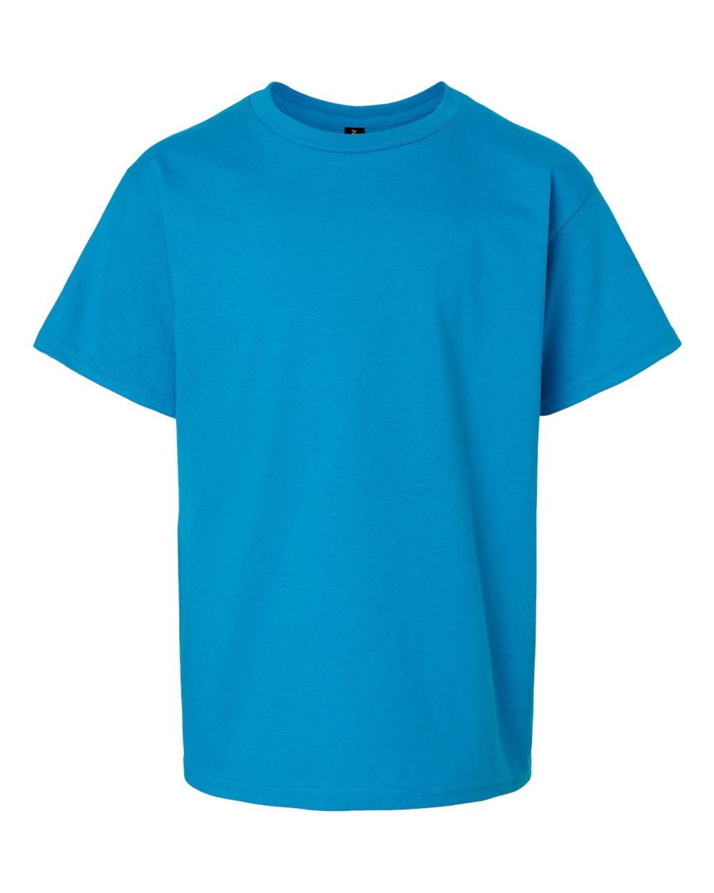 Front View of Sapphire Ultra Cotton® Youth T-Shirt - 2000B