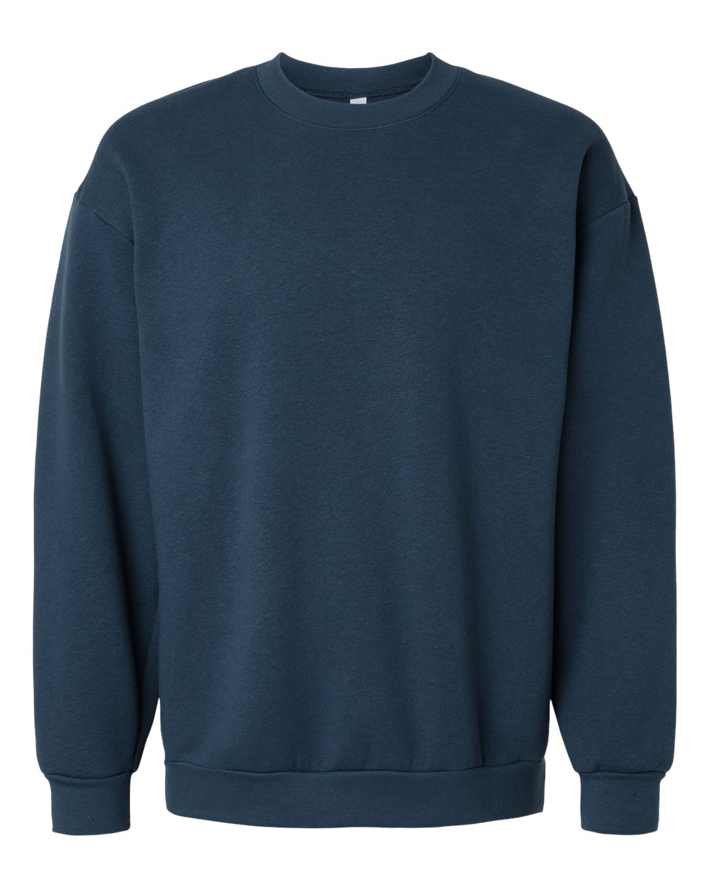 Front View of Sea Blue ReFlex Fleece Crewneck Sweatshirt - RF496