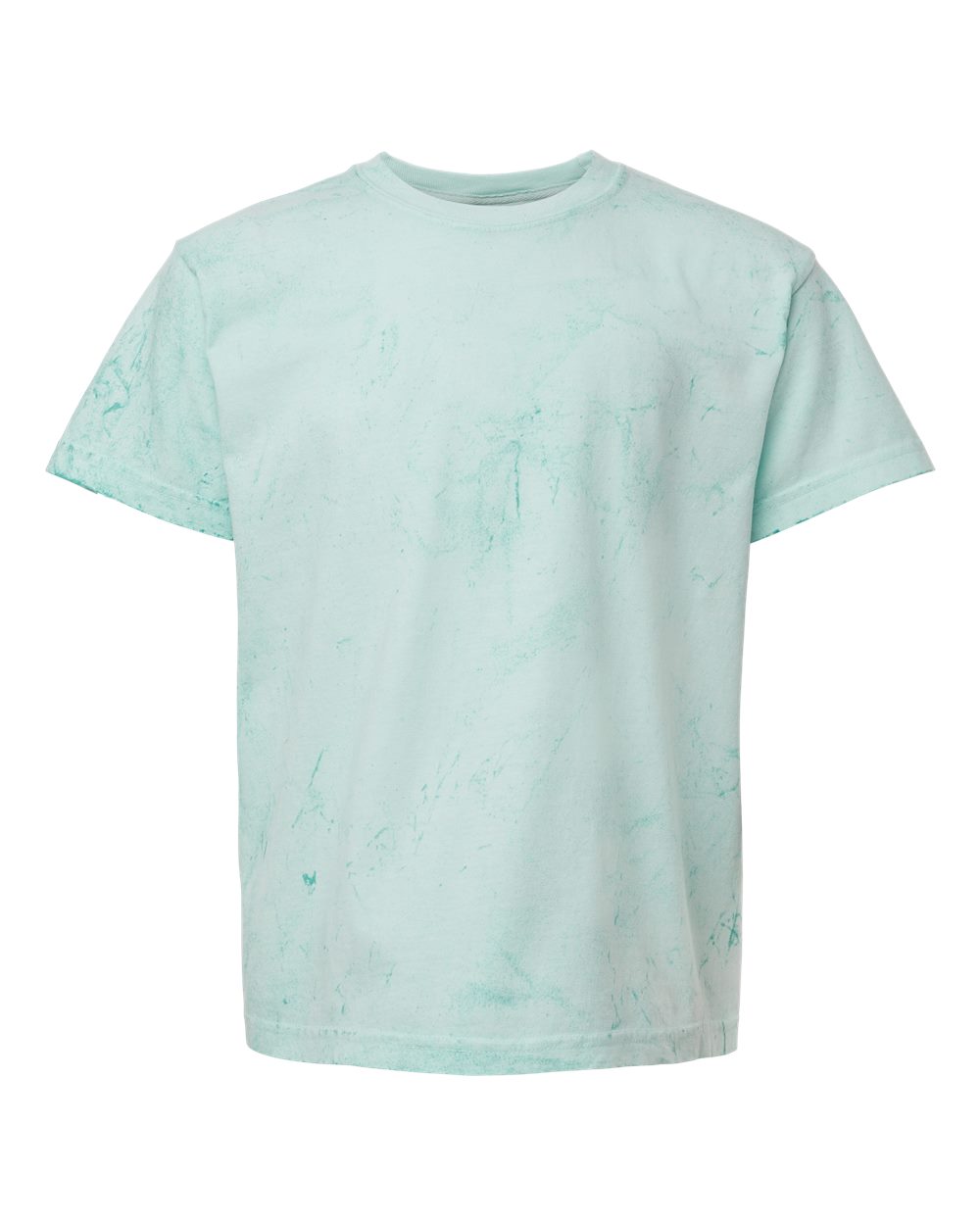 Front View of Seaglass Colorblast™ Youth Heavyweight T-Shirt - 1745Y