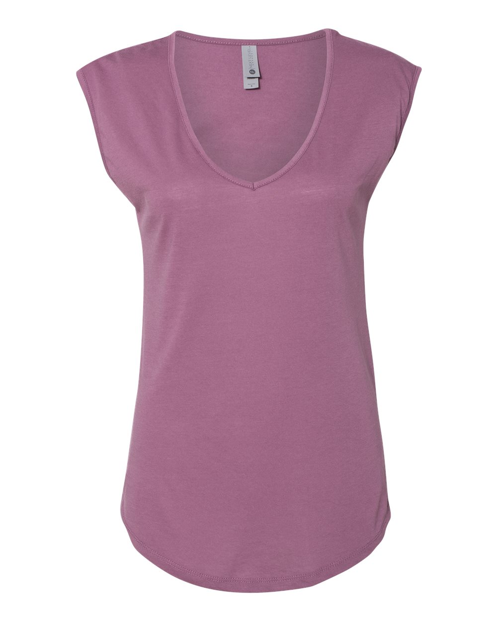 Front View of Shiraz Women's Festival Sleeveless Deep V-Neck T-Shirt - 5040
