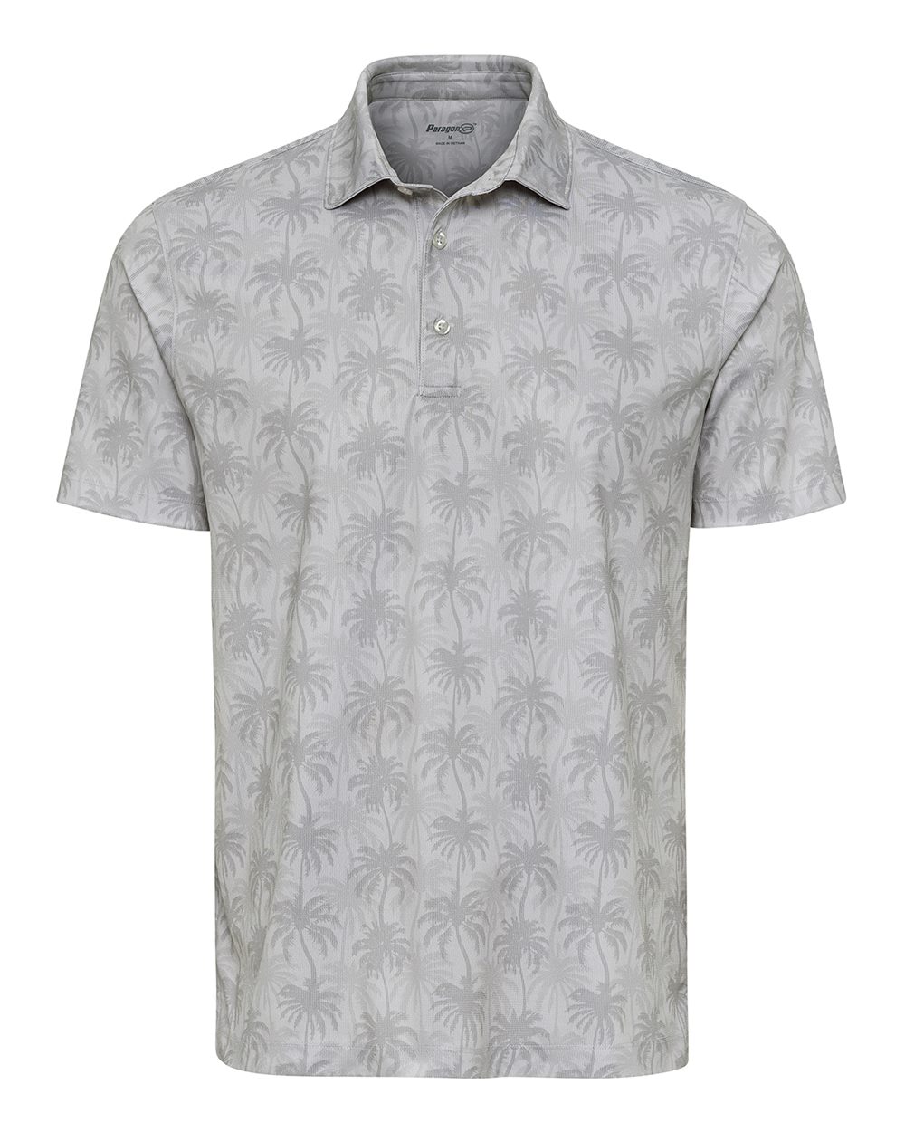 Front View of Silver Charleston Sublimated Polo - 154