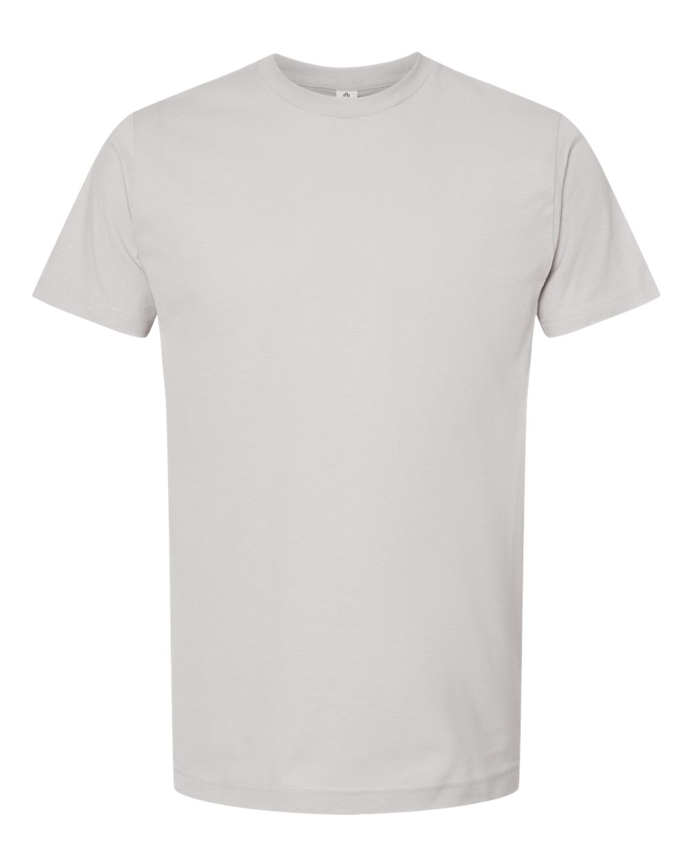 Front View of Silver Fine Jersey T-Shirt - 202