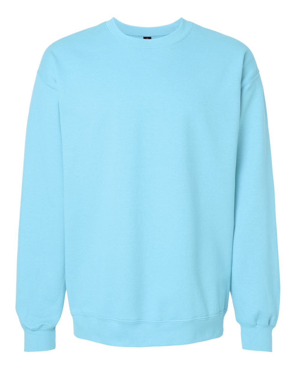 Front View of Sky Softstyle® Midweight Crewneck Sweatshirt - SF000
