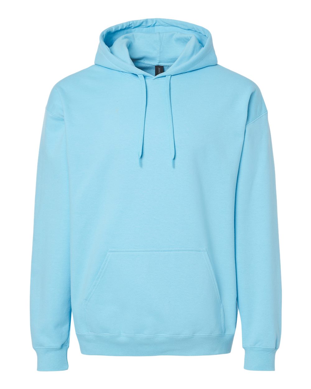 Front View of Sky Softstyle® Midweight Hooded Sweatshirt - SF500