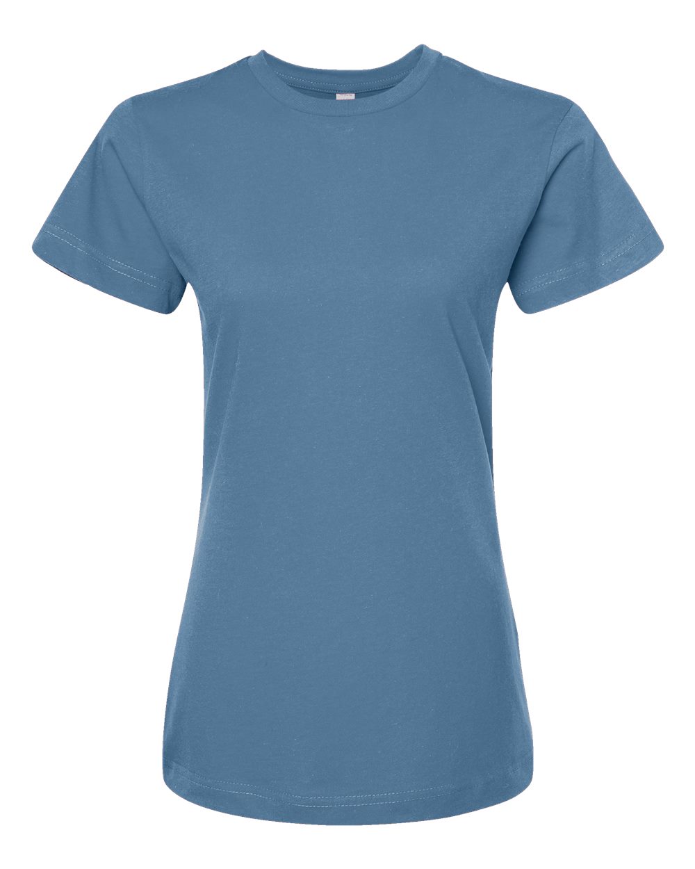 Front View of Slate Women's Fine Jersey Classic Fit T-Shirt - 216