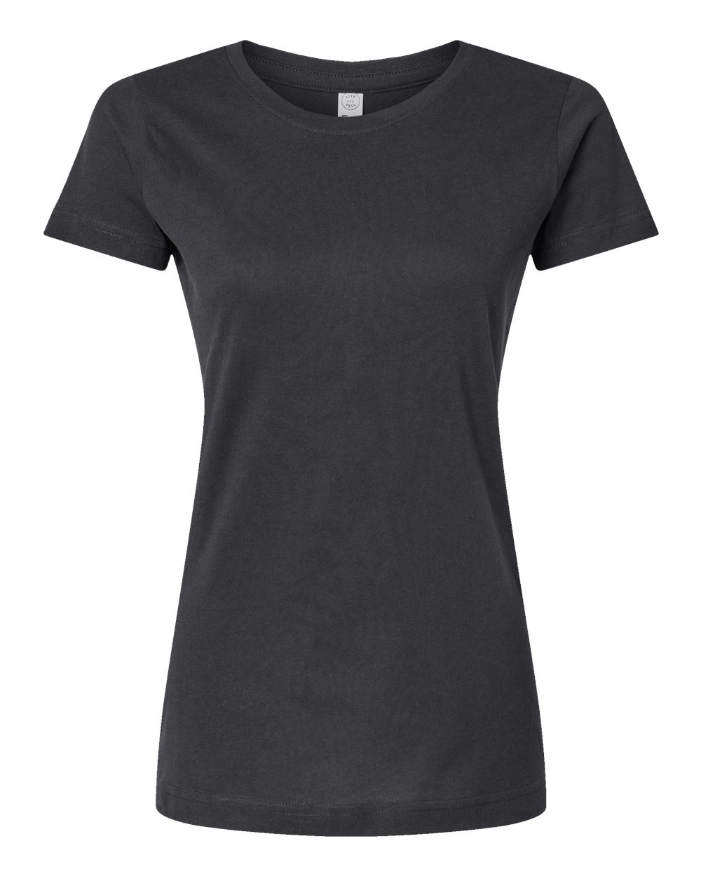 Front View of Slate Women's Fine Jersey Tee - 3516
