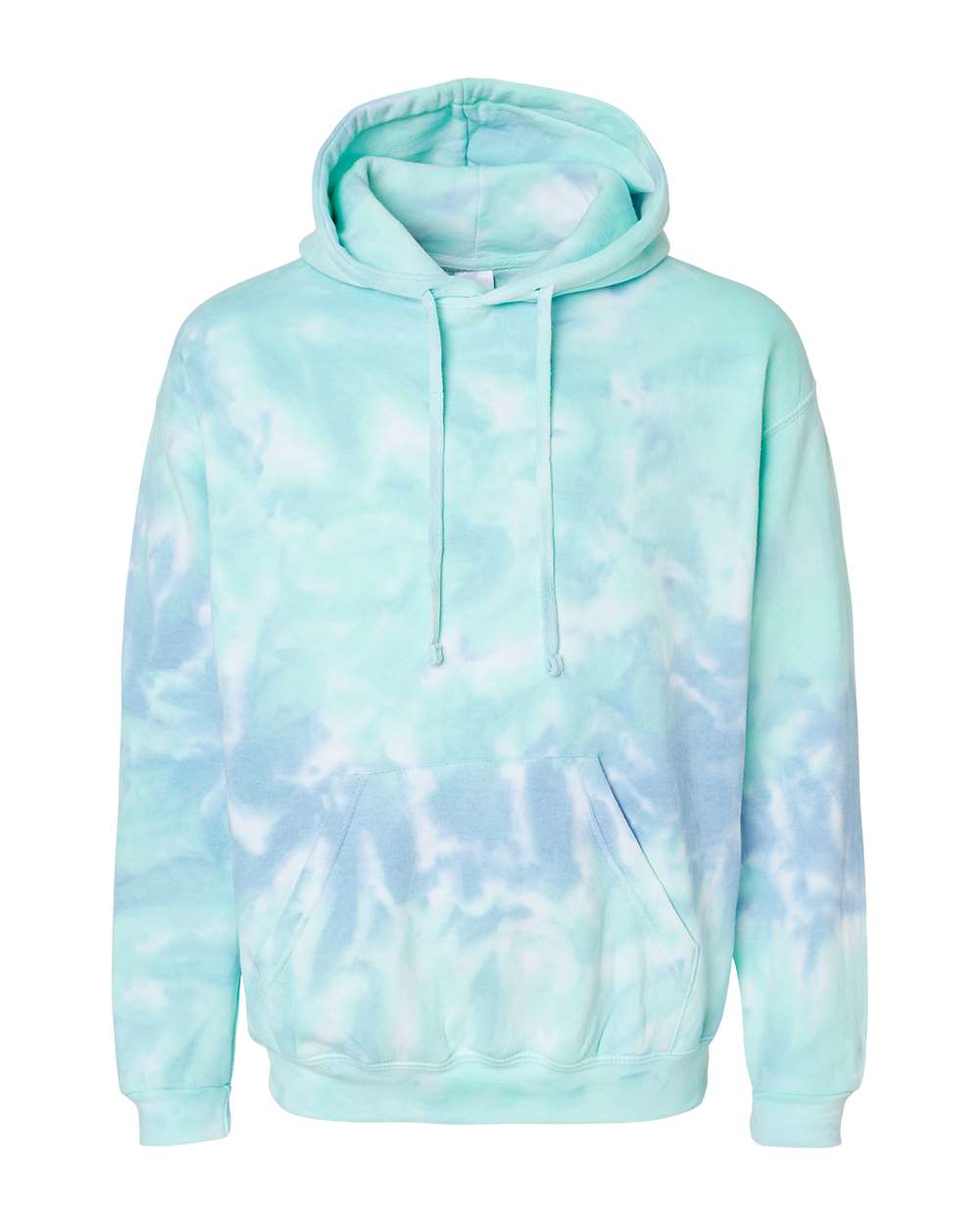 Front View of Slushy Youth Tie-Dyed Hooded Sweatshirt - 8777Y