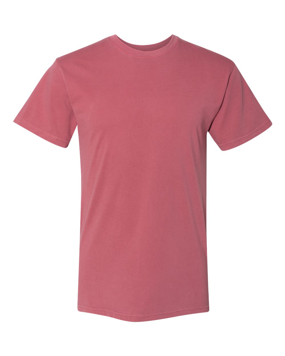 Front View of Smoked Paprika Inspired Dye Short Sleeve T-Shirt - 7410