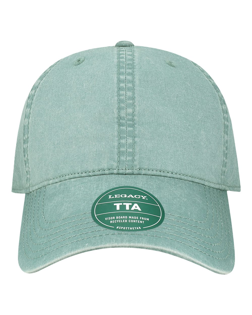 Front View of Soft Pine Terra Twill Cap - TTA