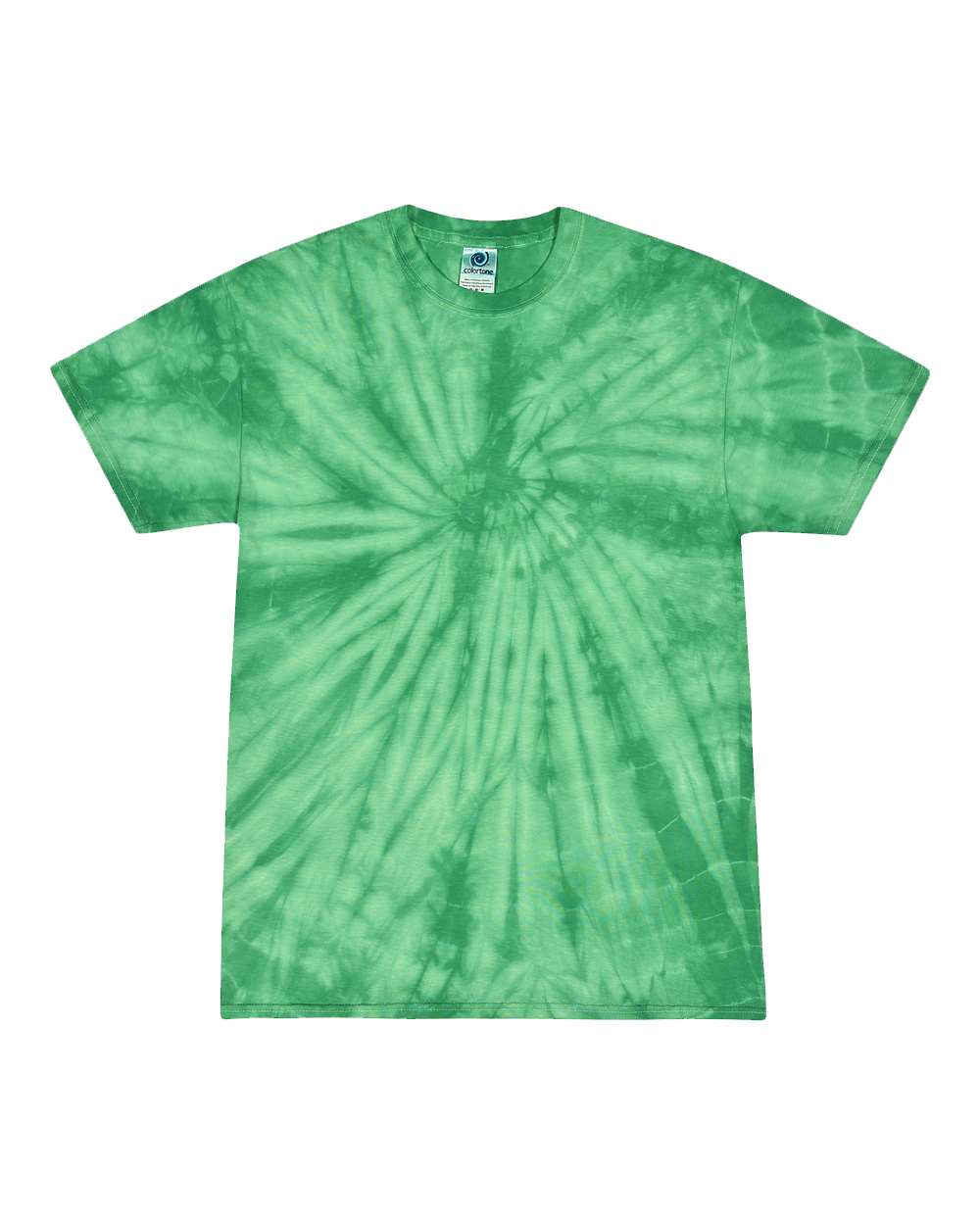 Front View of Spider Kelly Multi-Color Tie-Dyed T-Shirt - 1000