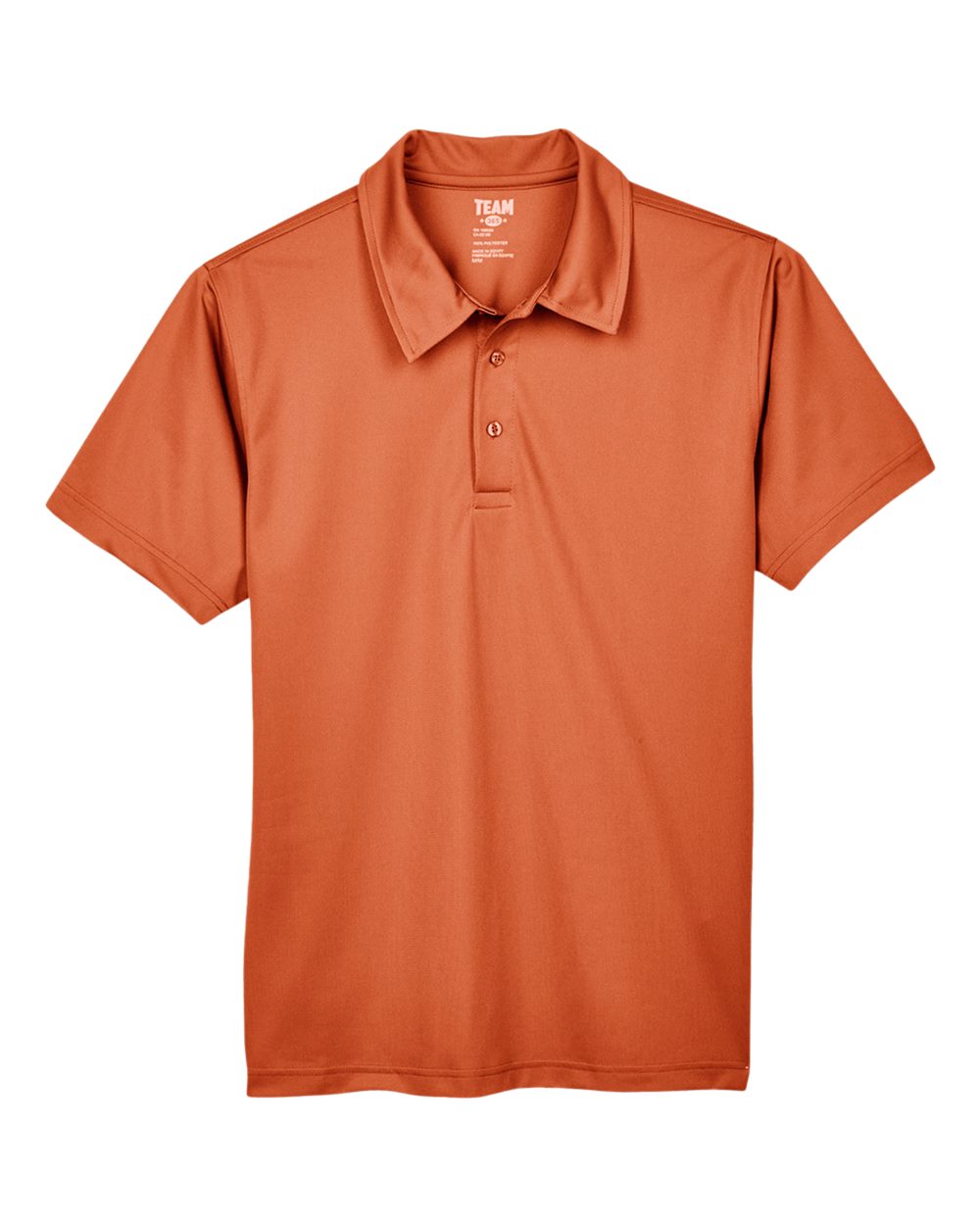 Front View of Sport Burnt Orange Men's Command Snag Protection Polo - TT21