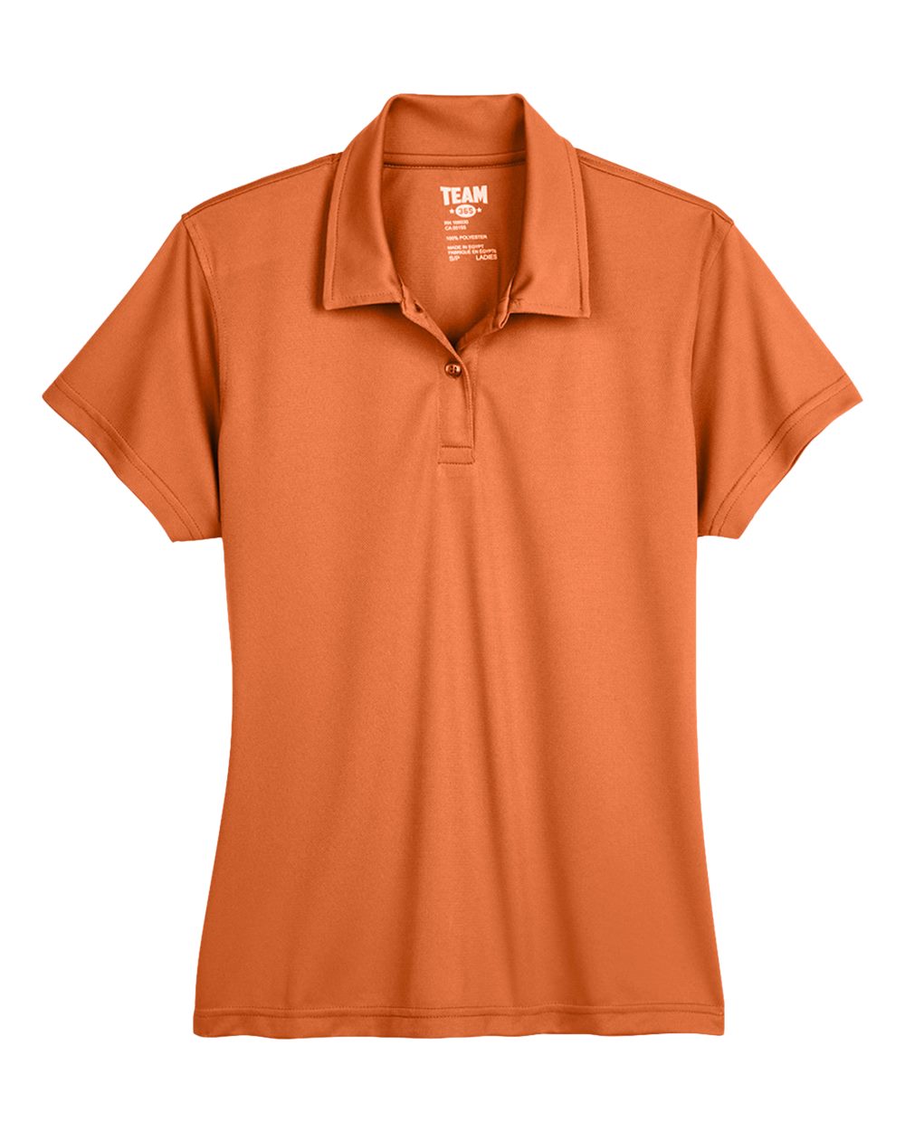 Front View of Sport Burnt Orange Women's Command Snag Protection Polo - TT21W