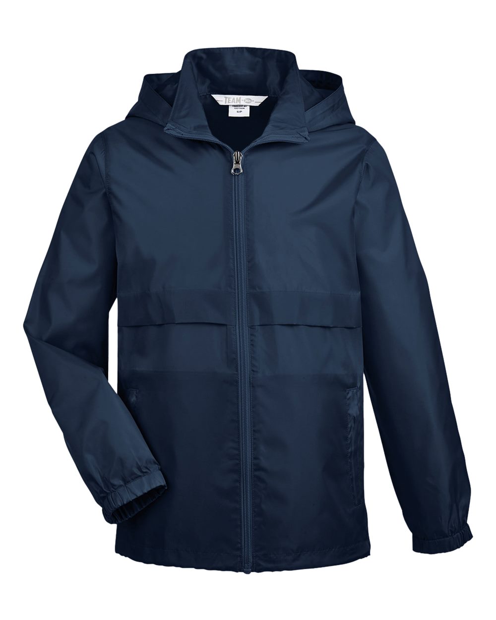Front View of Sport Dark Navy Youth Zone Protect Lightweight Jacket - TT73Y