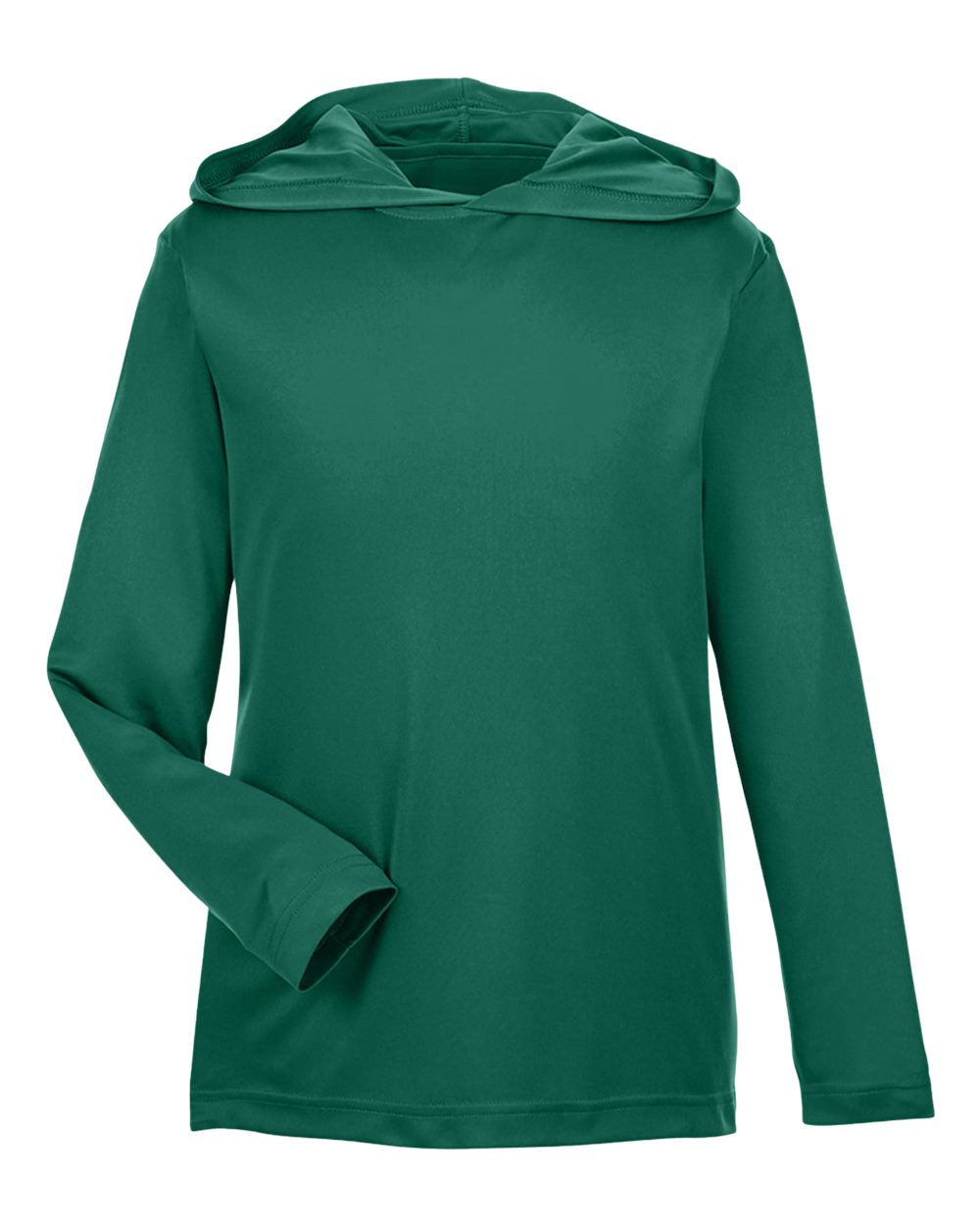 Front View of Sport Forest Youth Zone Performance Hooded T-Shirt - TT41Y
