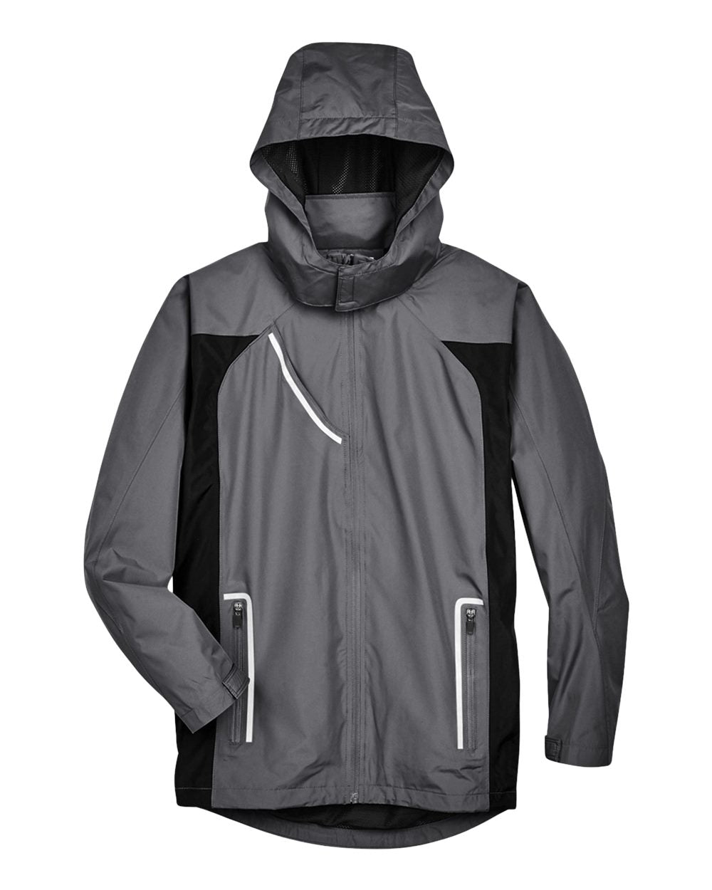 Front View of Sport Graphite Men's Dominator Waterproof Jacket - TT86