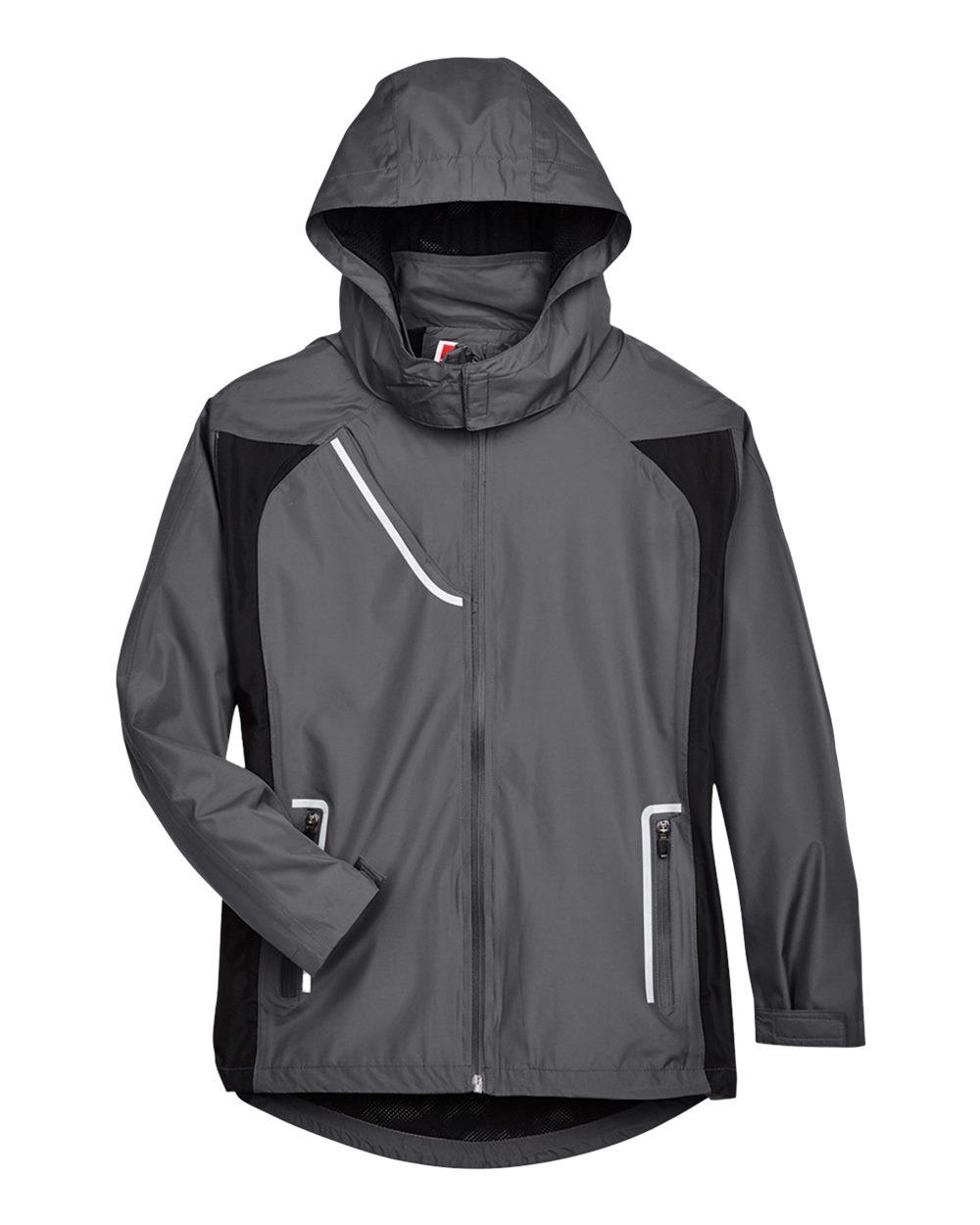 Front View of Sport Graphite Women's Dominator Waterproof Jacket - TT86W