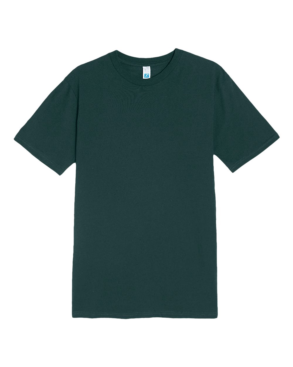 Front View of Sport Green Heavyweight T-Shirt - LS15001
