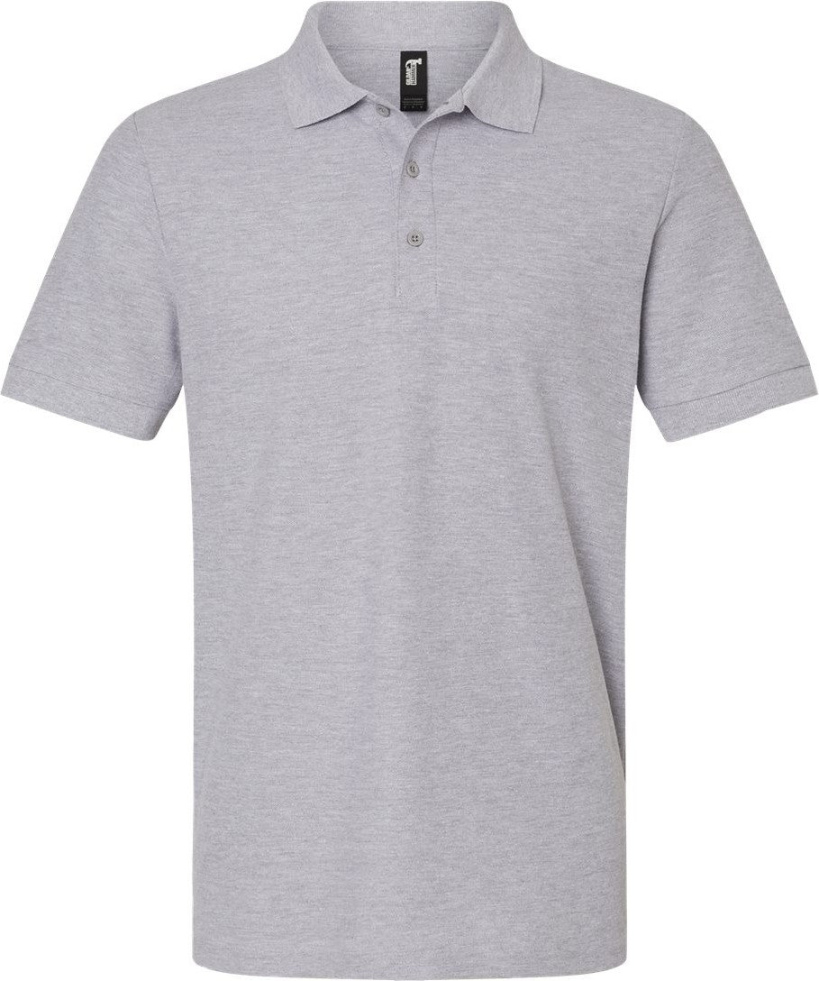 Front View of Sport Grey Hammer™ Pique Polo - 85800