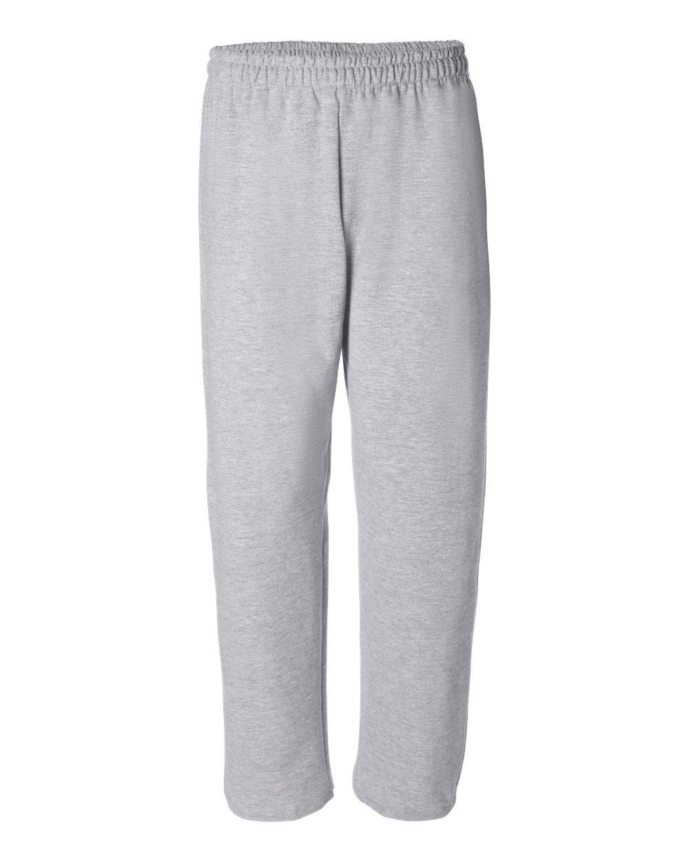 Front View of Sport Grey Heavy Blend™ Open-Bottom Sweatpants - 18400