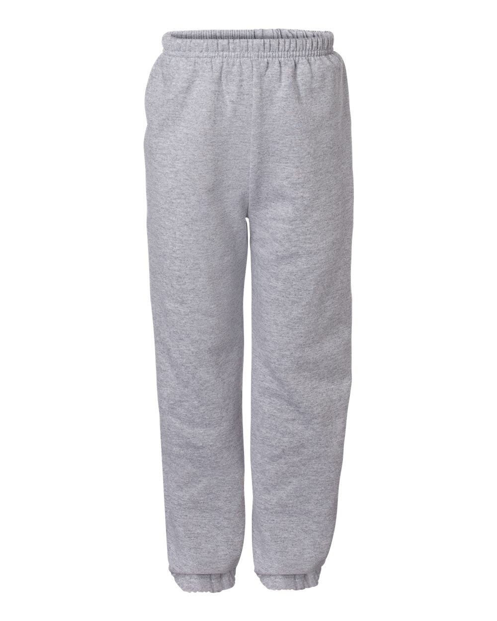 Front View of Sport Grey Heavy Blend™ Youth Sweatpants - 18200B