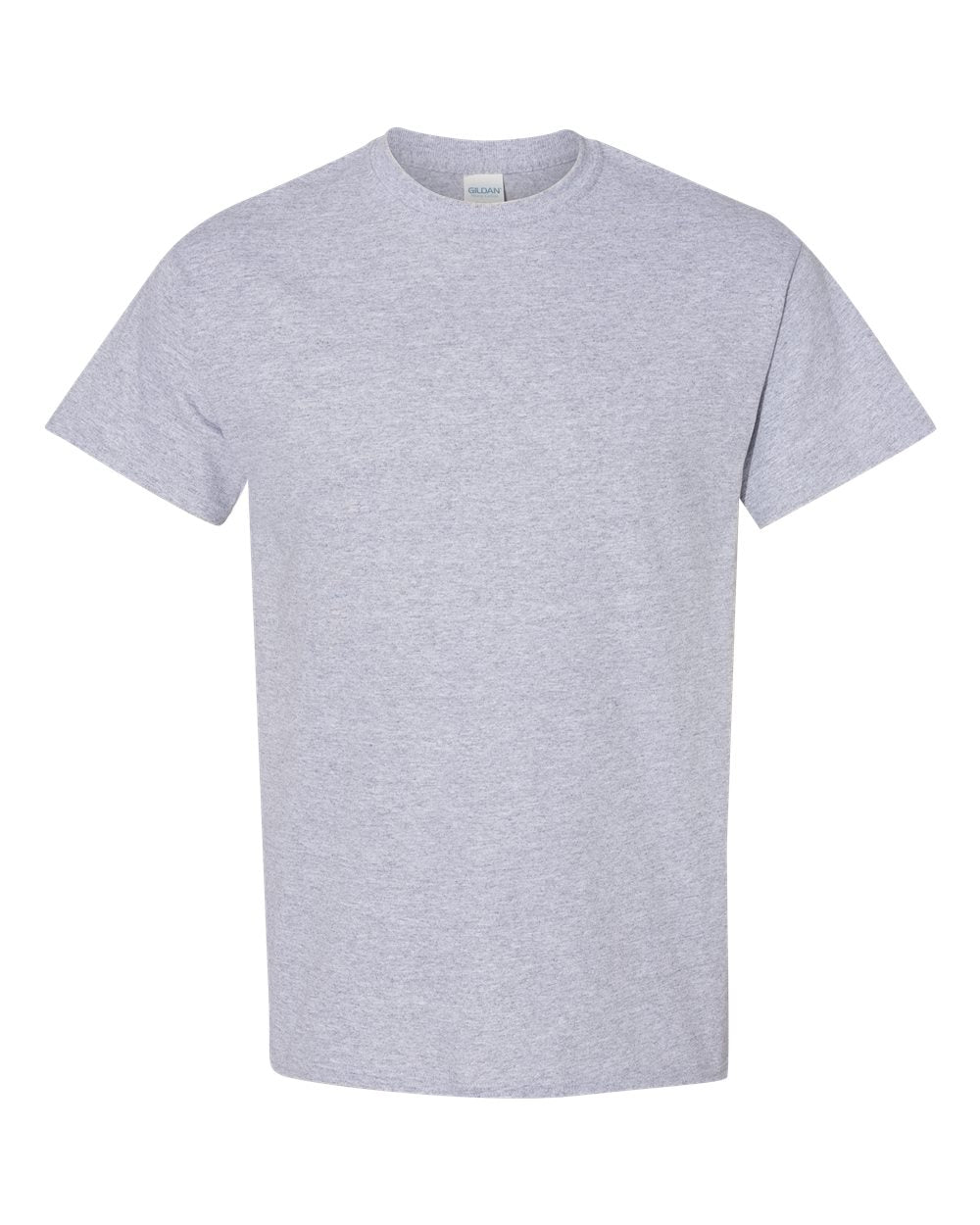 Front View of Sport Grey Heavy Cotton™ T-Shirt - 5000