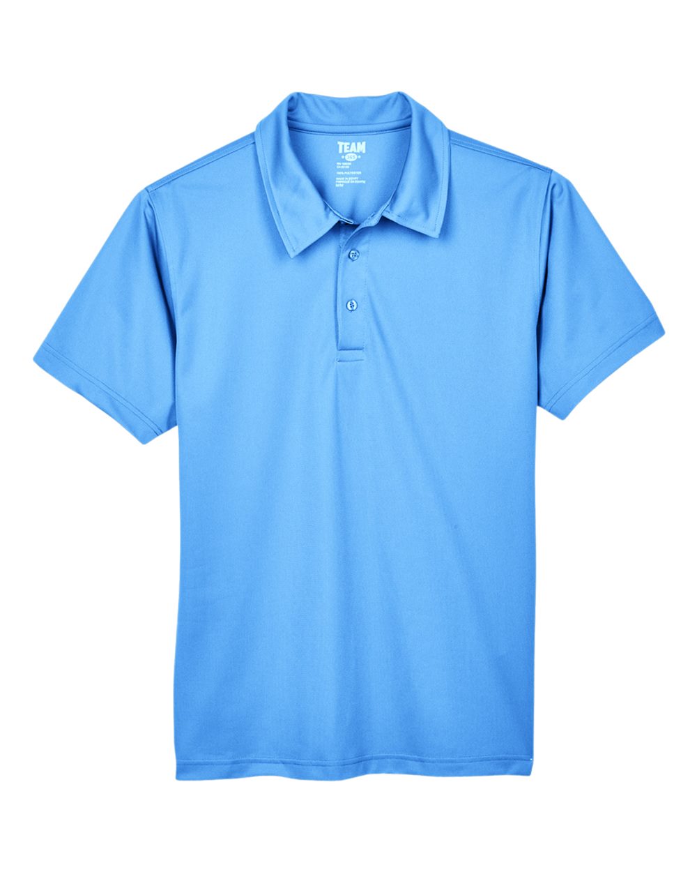 Front View of Sport Light Blue Men's Command Snag Protection Polo - TT21